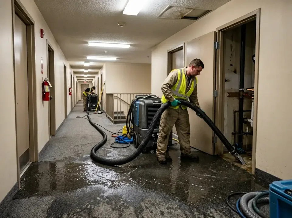 multi-unit-apartment-hallway-f-005 — frequently asked questions, Emergency Burst Pipe Water Extraction & Removal in Jacksbor…
